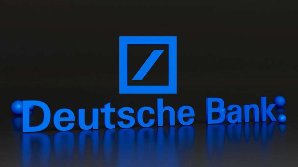 Logoen til Deutsche Bank, som har oppdatert listen over investeringstips fra Fresh Money for 3. kvartal 2026